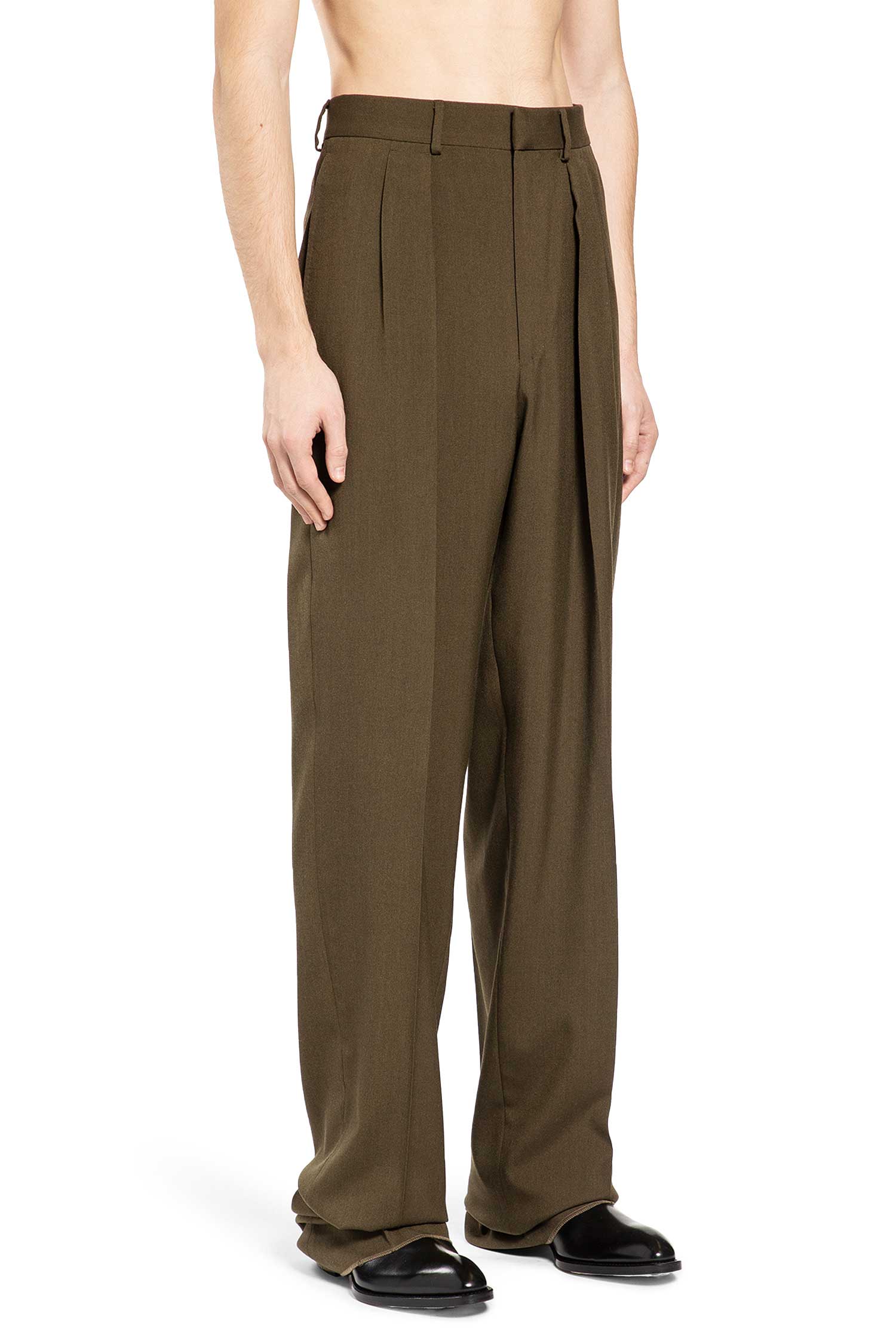 Double Pleat Trousers