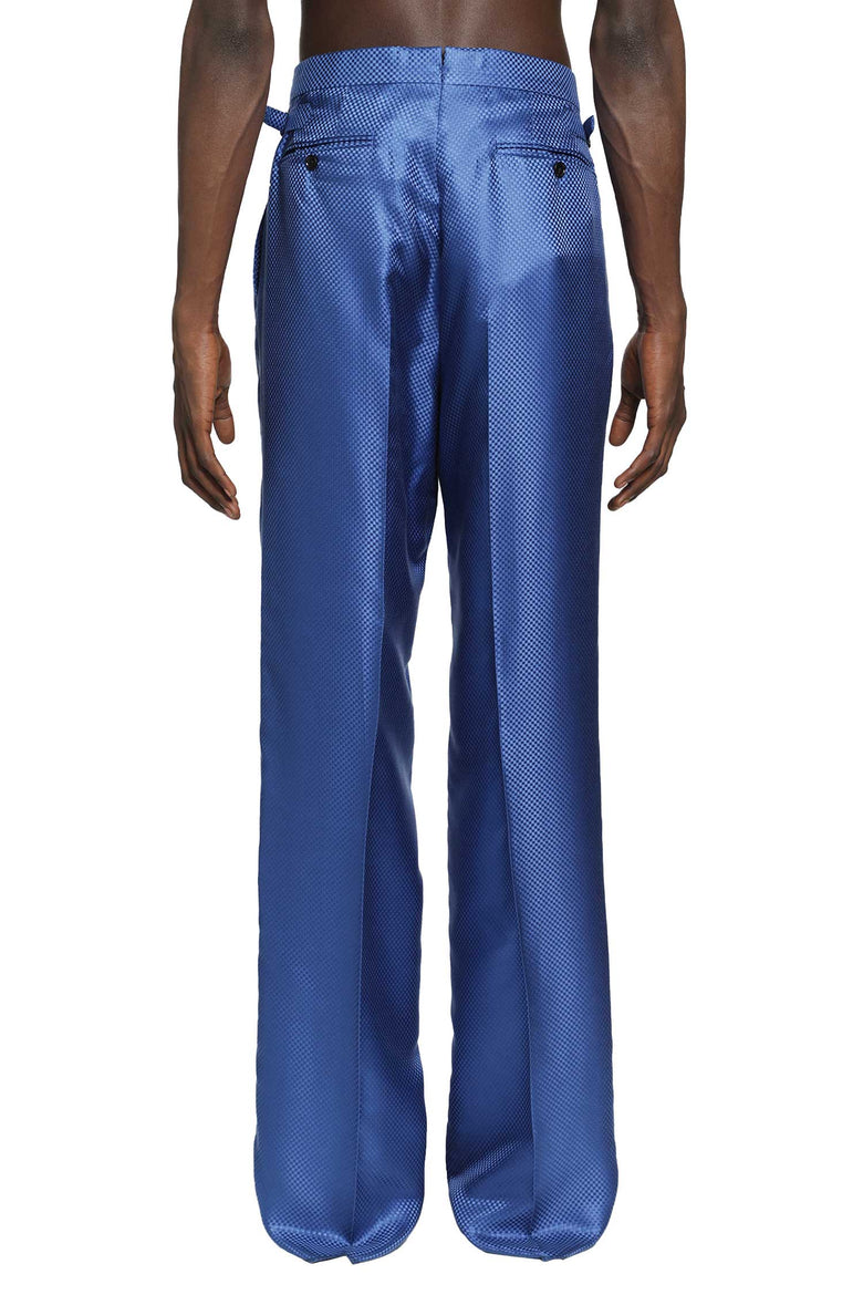 TOM FORD Silk Hopsack Pleated Trousers man