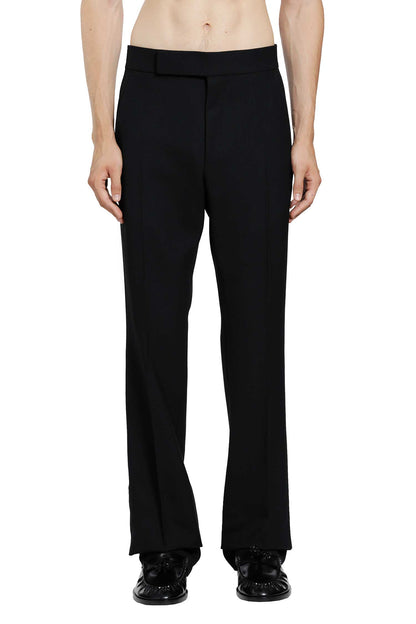 High-Twist Wool Trousers