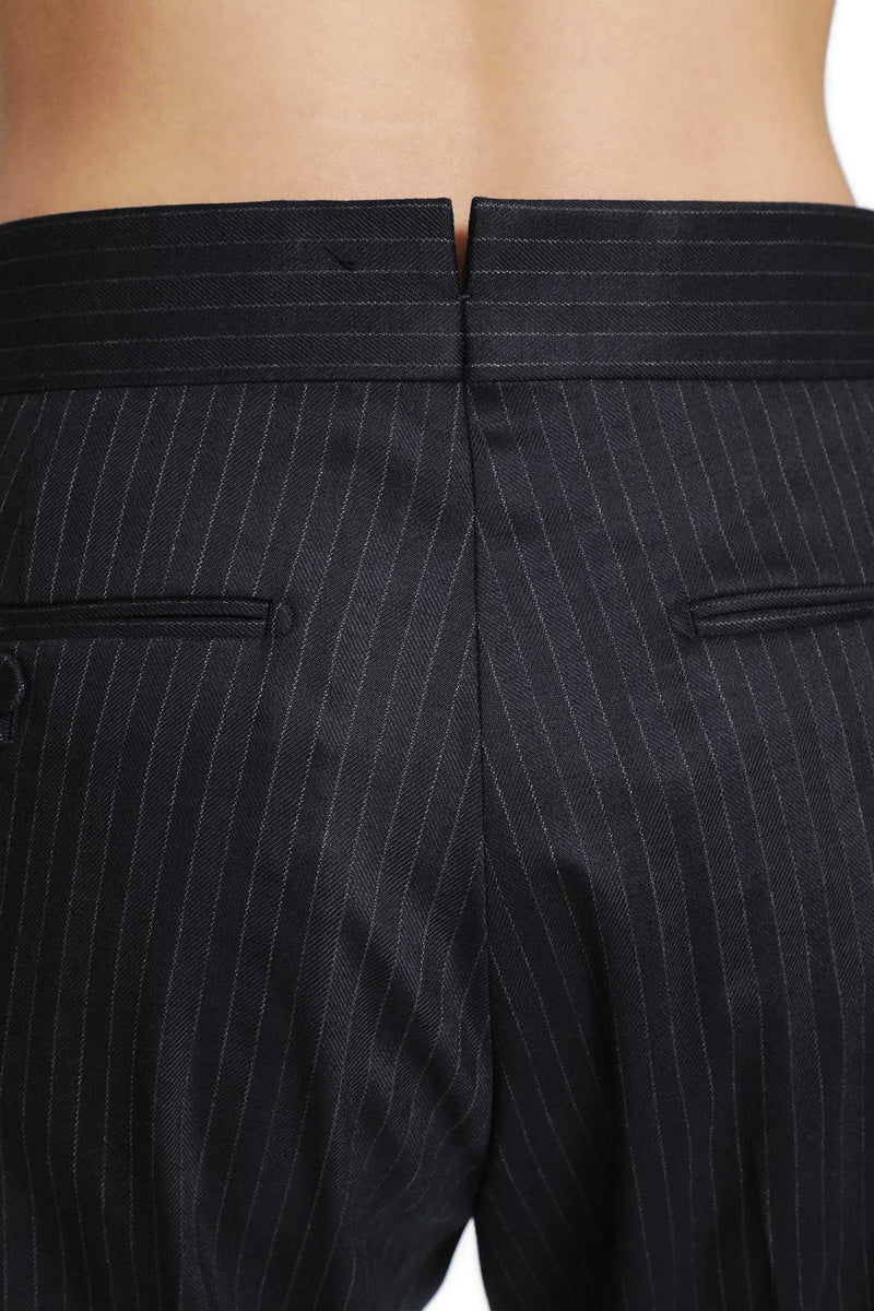 TOM FORD Herringbone Stripe Wool Trousers man
