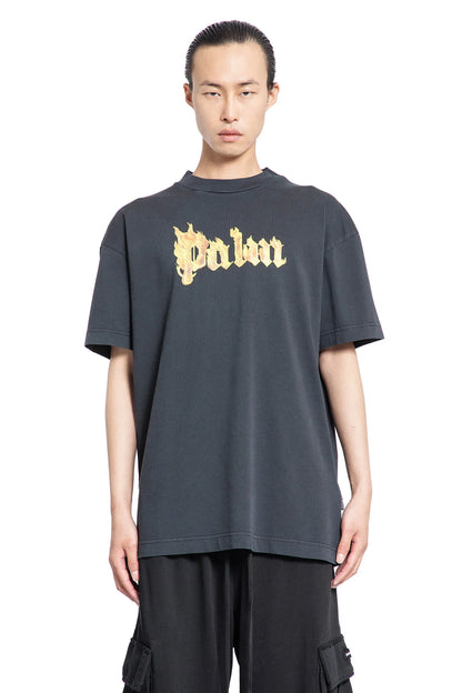 Antonioli PALM ANGELS MAN GREY T-SHIRTS & TANK TOPS