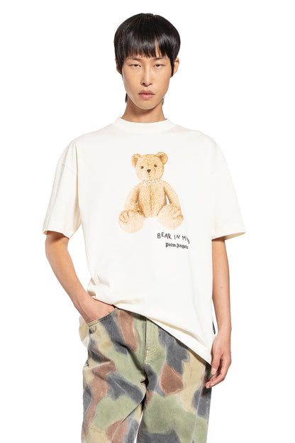 Antonioli PALM ANGELS MAN OFF-WHITE T-SHIRTS & TANK TOPS