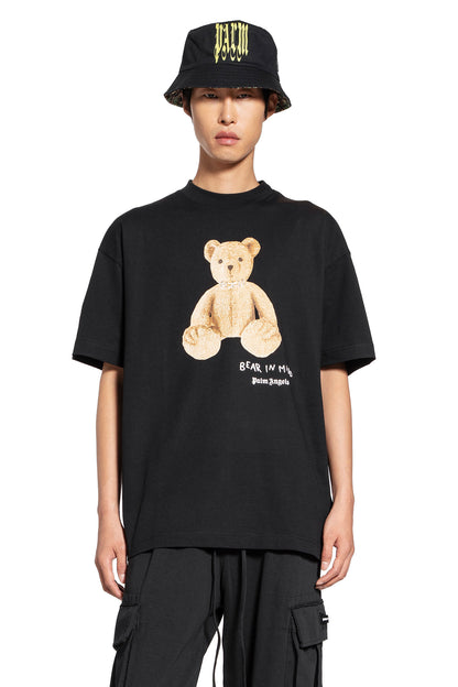 Antonioli PALM ANGELS MAN BLACK T-SHIRTS & TANK TOPS