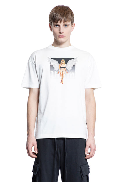 PALM ANGELS MAN WHITE T-SHIRTS & TANK TOPS