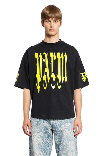 Antonioli PALM ANGELS MAN BLACK T-SHIRTS & TANK TOPS