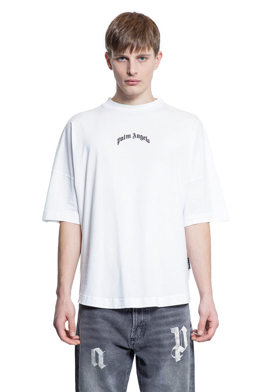 PALM ANGELS MAN WHITE T-SHIRTS & TANK TOPS