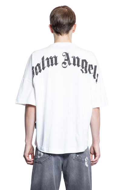 PALM ANGELS MAN WHITE T-SHIRTS & TANK TOPS