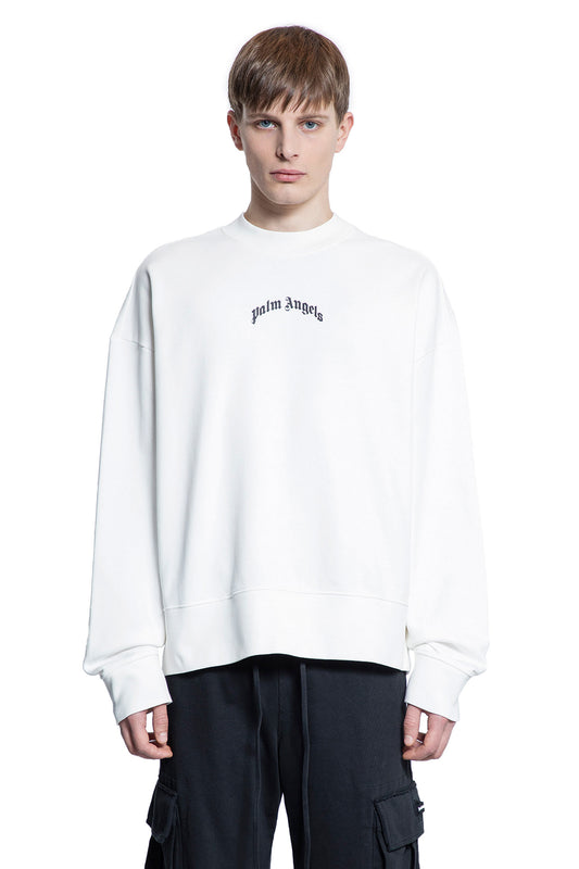 PALM ANGELS MAN WHITE SWEATSHIRTS