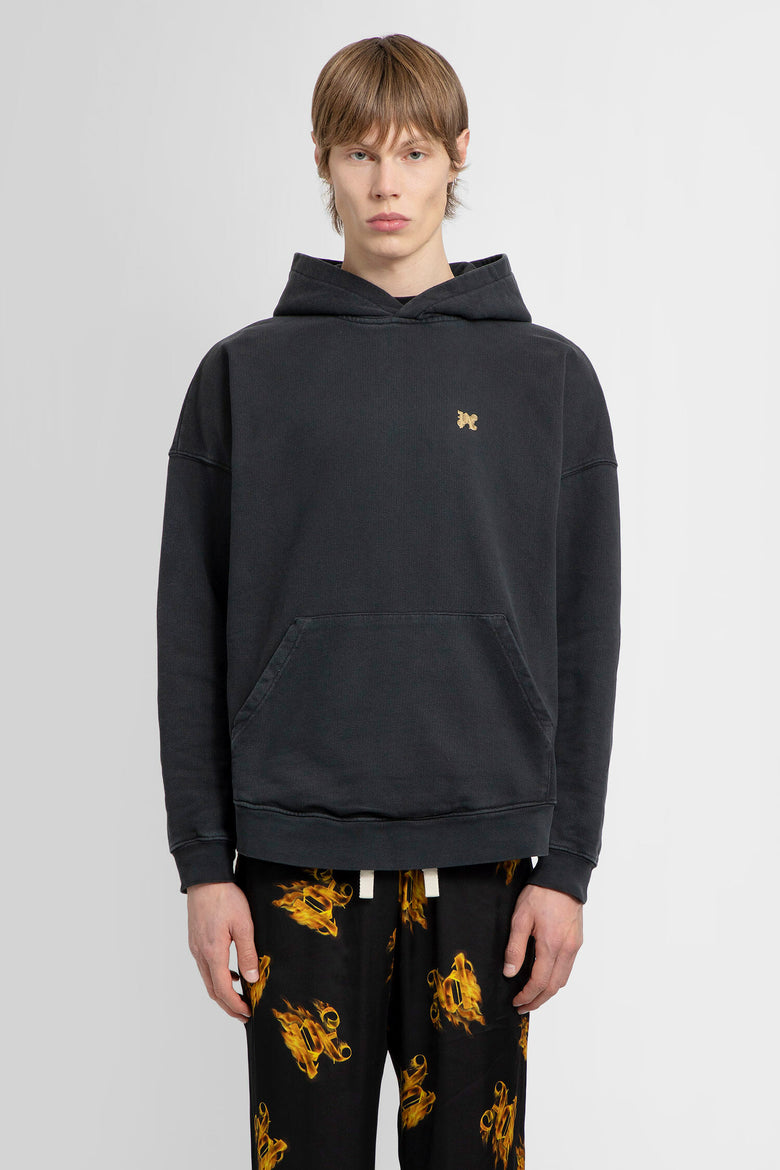 PALM ANGELS MAN BLACK SWEATSHIRTS