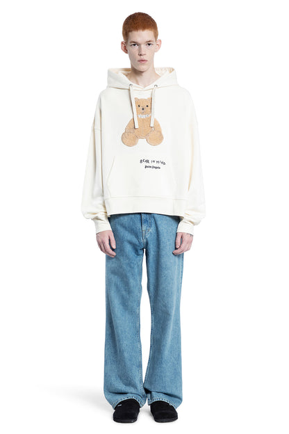 PALM ANGELS MAN OFF-WHITE SWEATSHIRTS