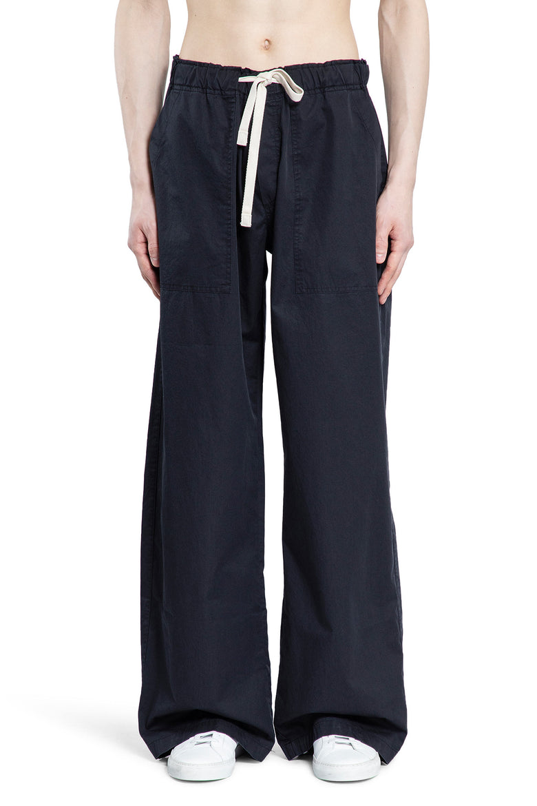 PALM ANGELS MAN BLACK TROUSERS