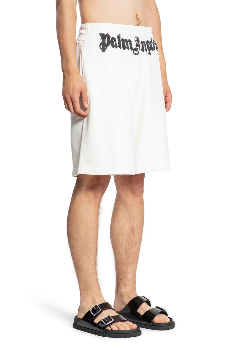 PALM ANGELS MAN WHITE SHORTS & SKIRTS