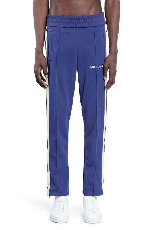 PALM ANGELS MAN BLUE TROUSERS