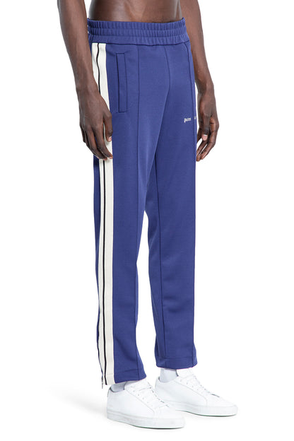 PALM ANGELS MAN BLUE TROUSERS