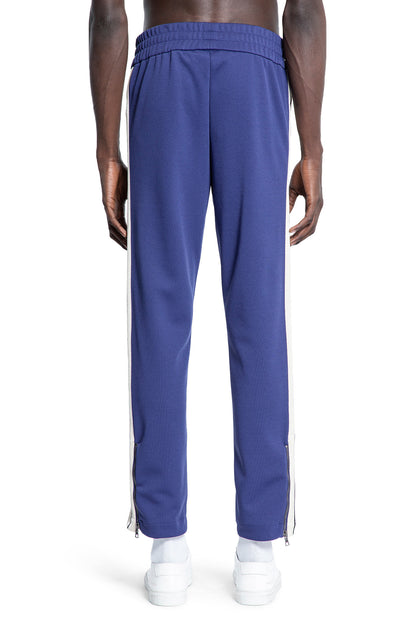 PALM ANGELS MAN BLUE TROUSERS