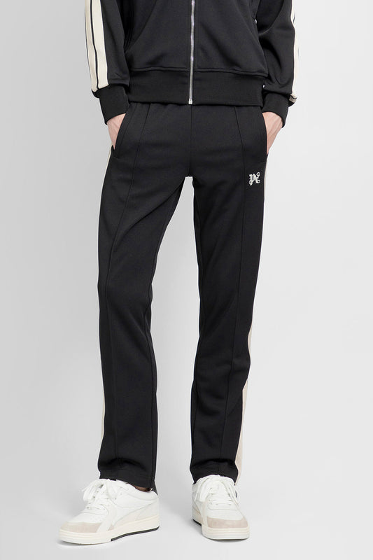 PALM ANGELS MAN BLACK TROUSERS