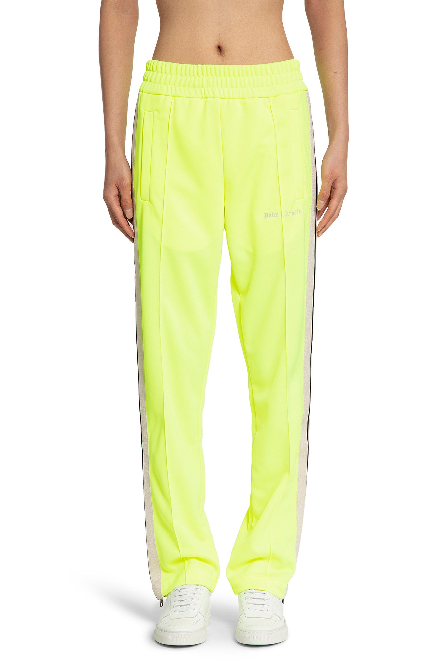 PALM ANGELS MAN YELLOW TROUSERS