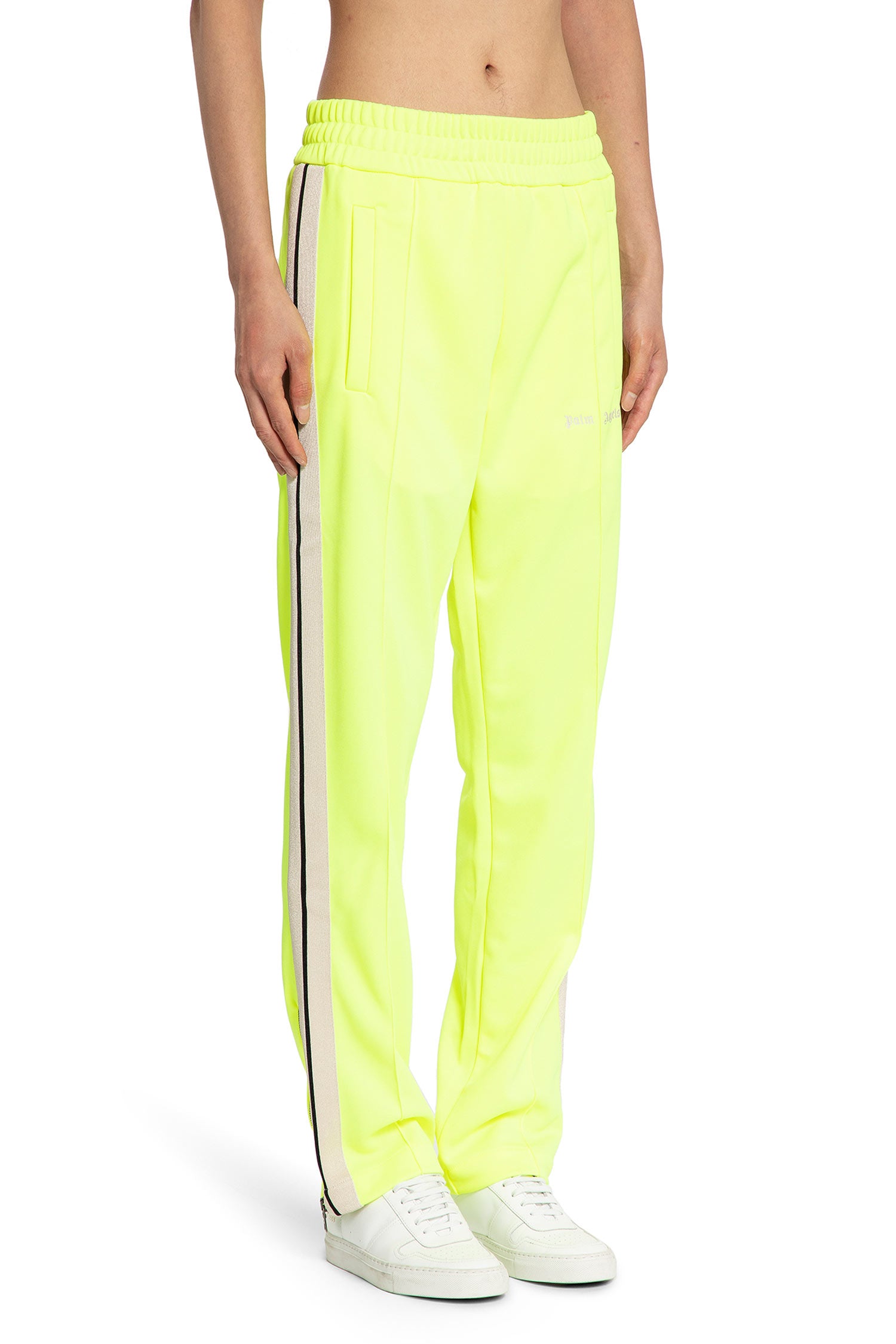 PALM ANGELS MAN YELLOW TROUSERS