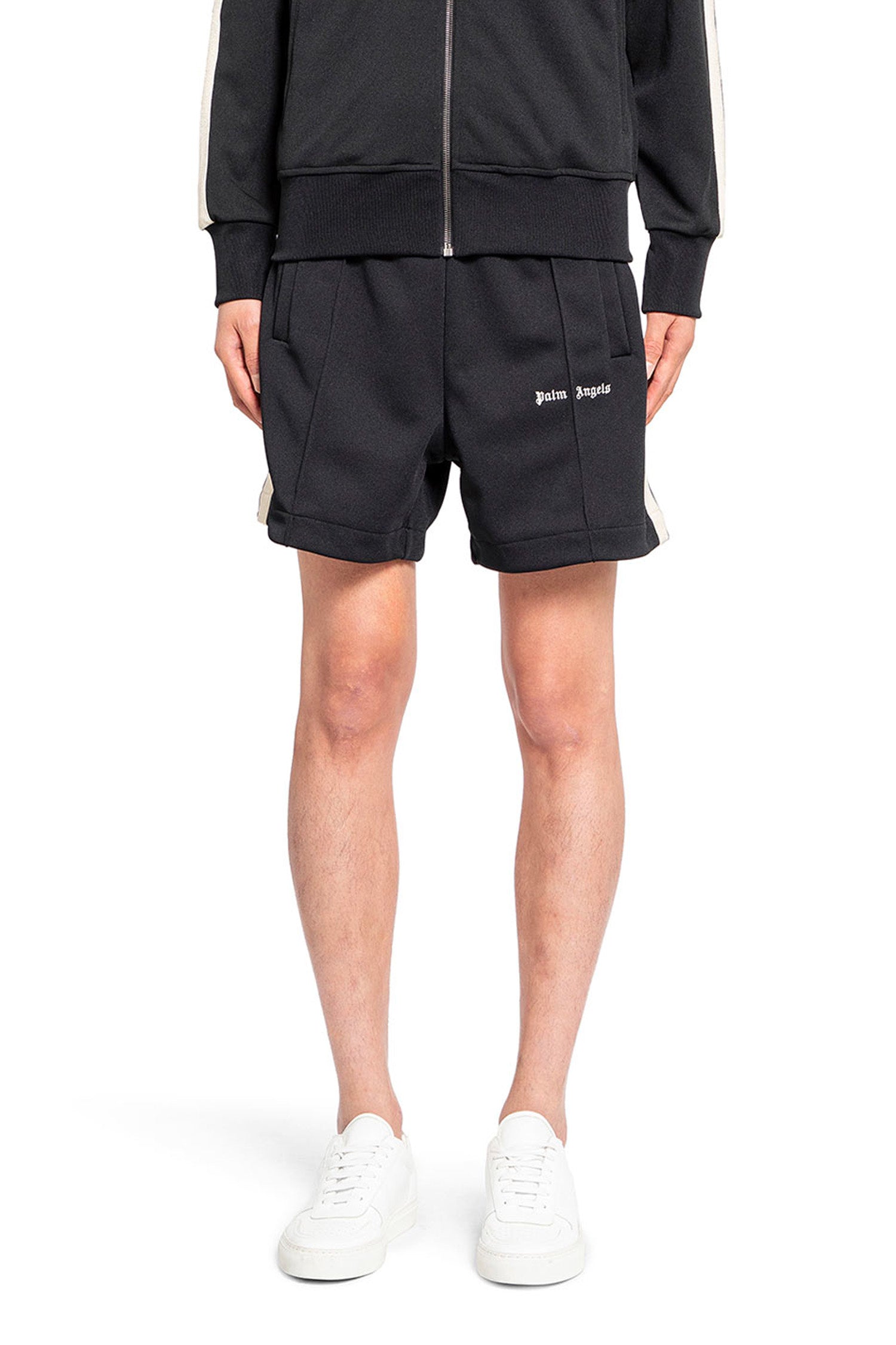 PALM ANGELS MAN BLACK SHORTS & SKIRTS