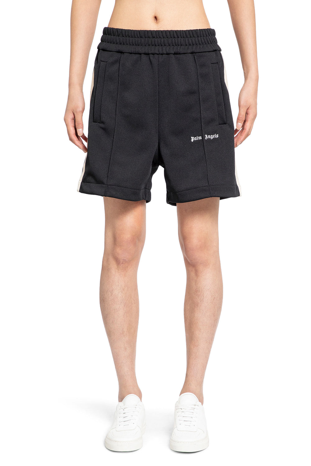 PALM ANGELS MAN BLACK SHORTS & SKIRTS