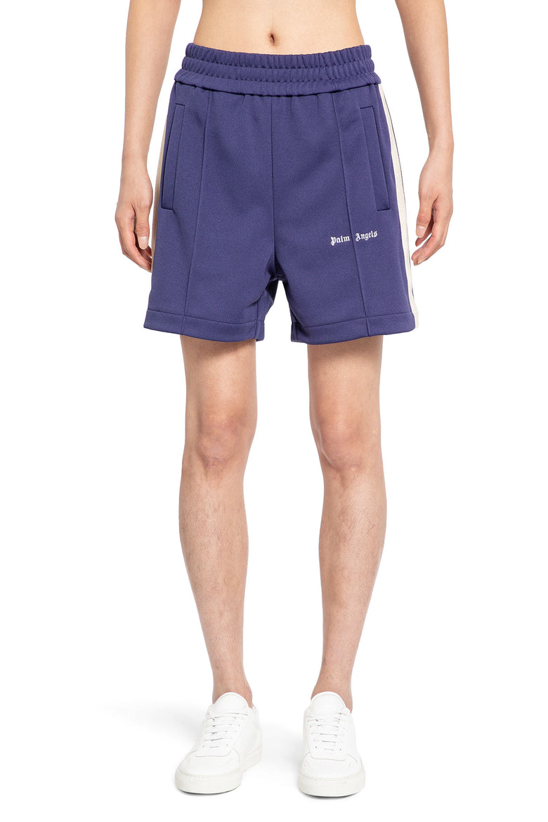 PALM ANGELS MAN BLUE SHORTS & SKIRTS