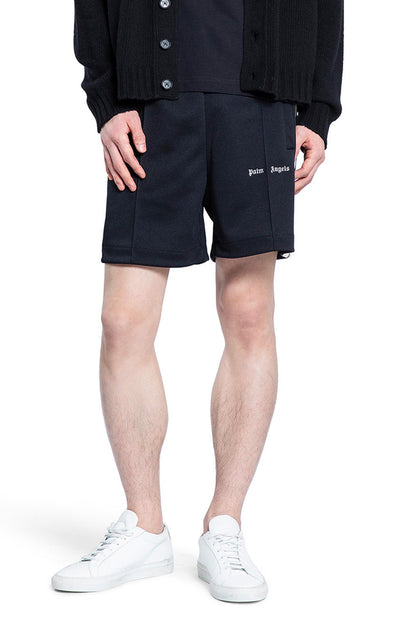 PALM ANGELS MAN BLACK SHORTS