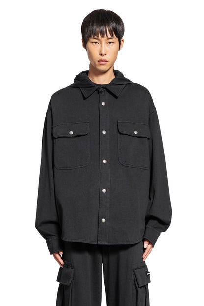 PALM ANGELS MAN BLACK JACKETS