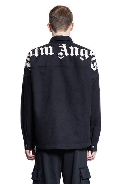 PALM ANGELS MAN BLACK SHIRTS