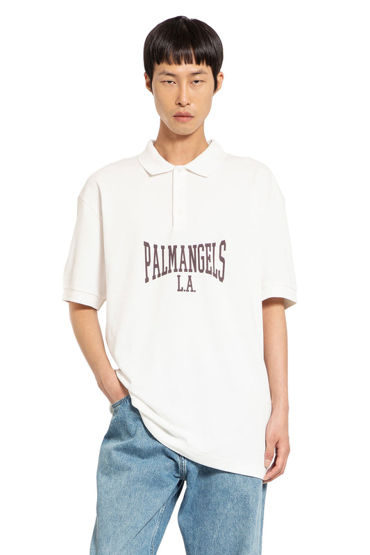 PALM ANGELS MAN WHITE T-SHIRTS & TANK TOPS