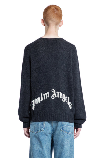 PALM ANGELS MAN GREY KNITWEAR