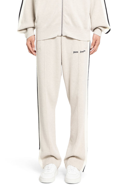 PALM ANGELS MAN BEIGE TROUSERS