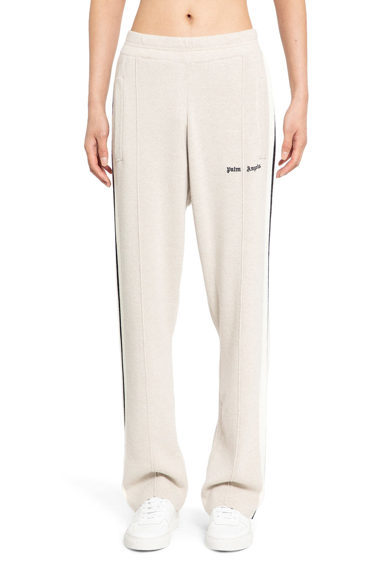 PALM ANGELS MAN BEIGE TROUSERS