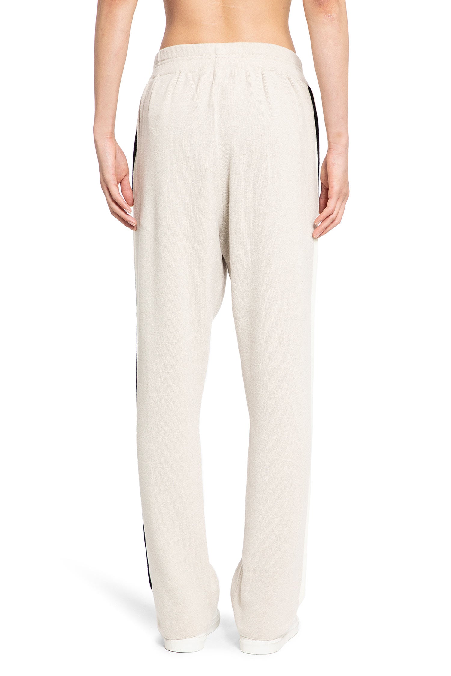 PALM ANGELS MAN BEIGE TROUSERS