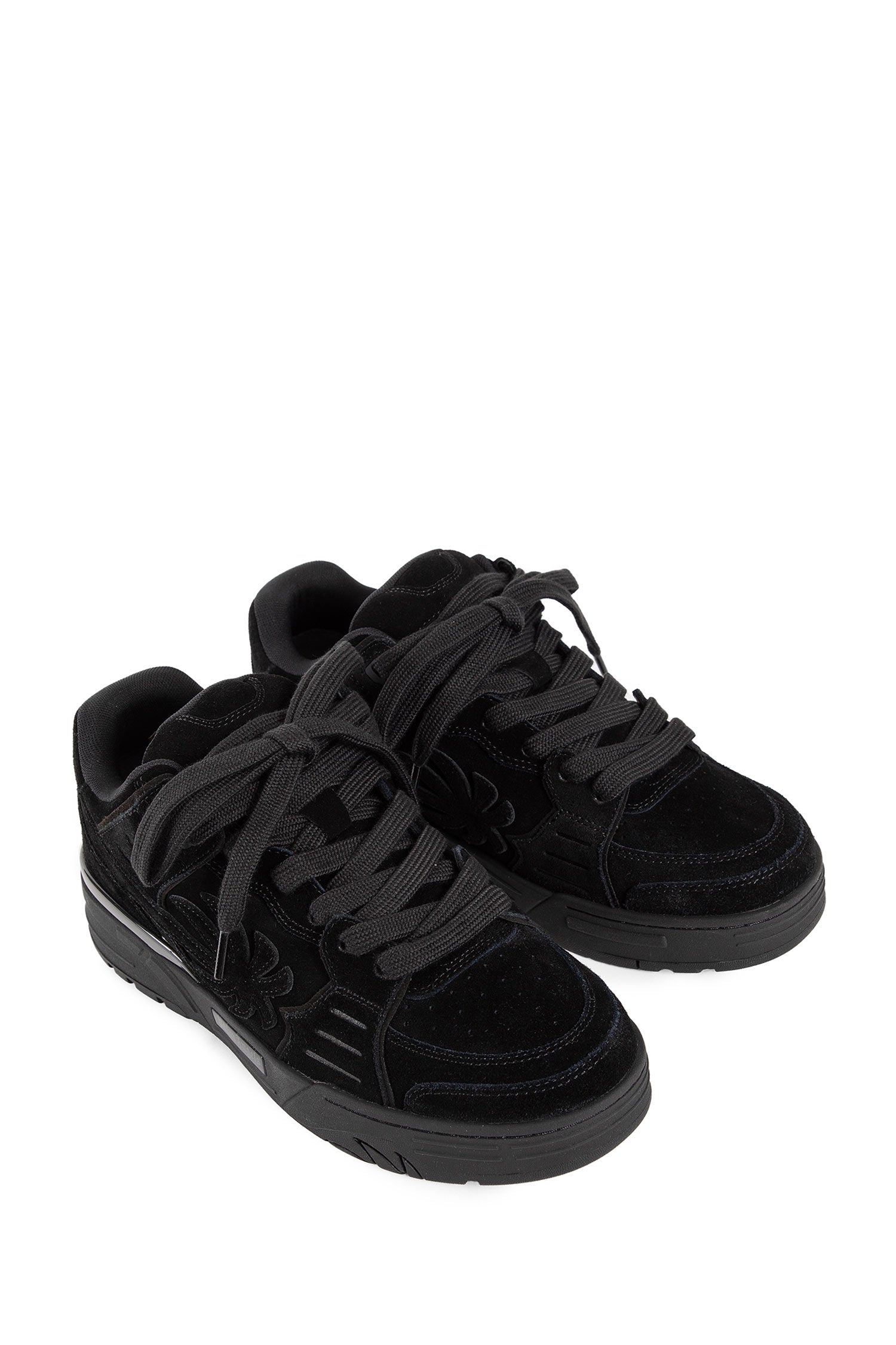 PALM ANGELS MAN BLACK SNEAKERS