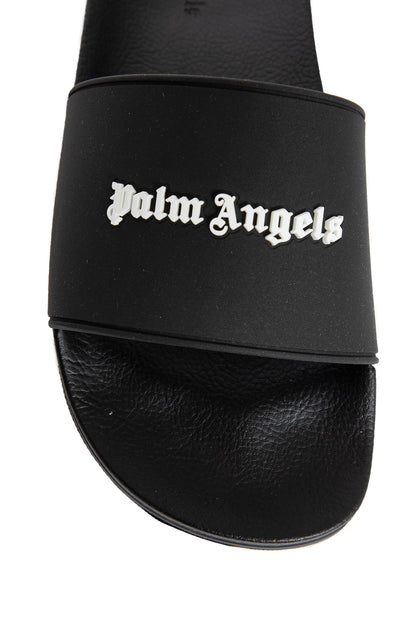 PALM ANGELS MAN BLACK SANDALS & SLIDES