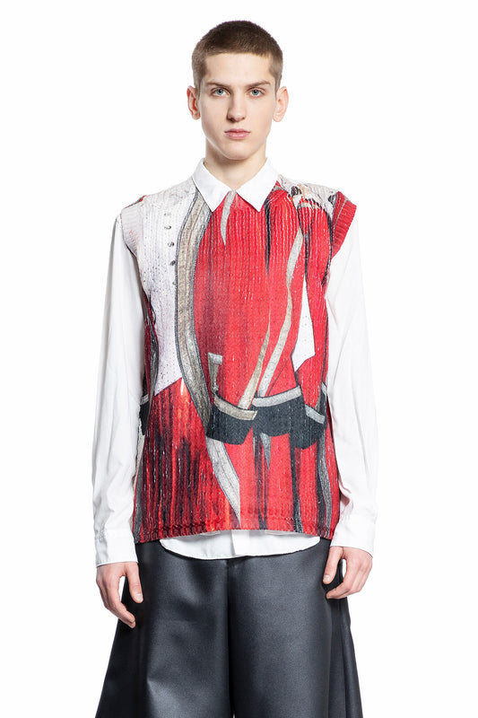 COMME DES GARCONS HOMME PLUS MAN WHITE KNITWEAR