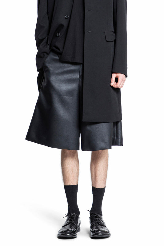 COMME DES GARCONS HOMME PLUS MAN BLACK SHORTS & SKIRTS