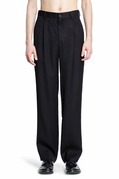 COMME DES GARCONS HOMME PLUS MAN BLACK TROUSERS