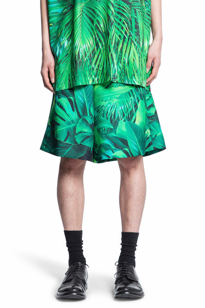 COMME DES GARCONS HOMME PLUS MAN GREEN SHORTS & SKIRTS