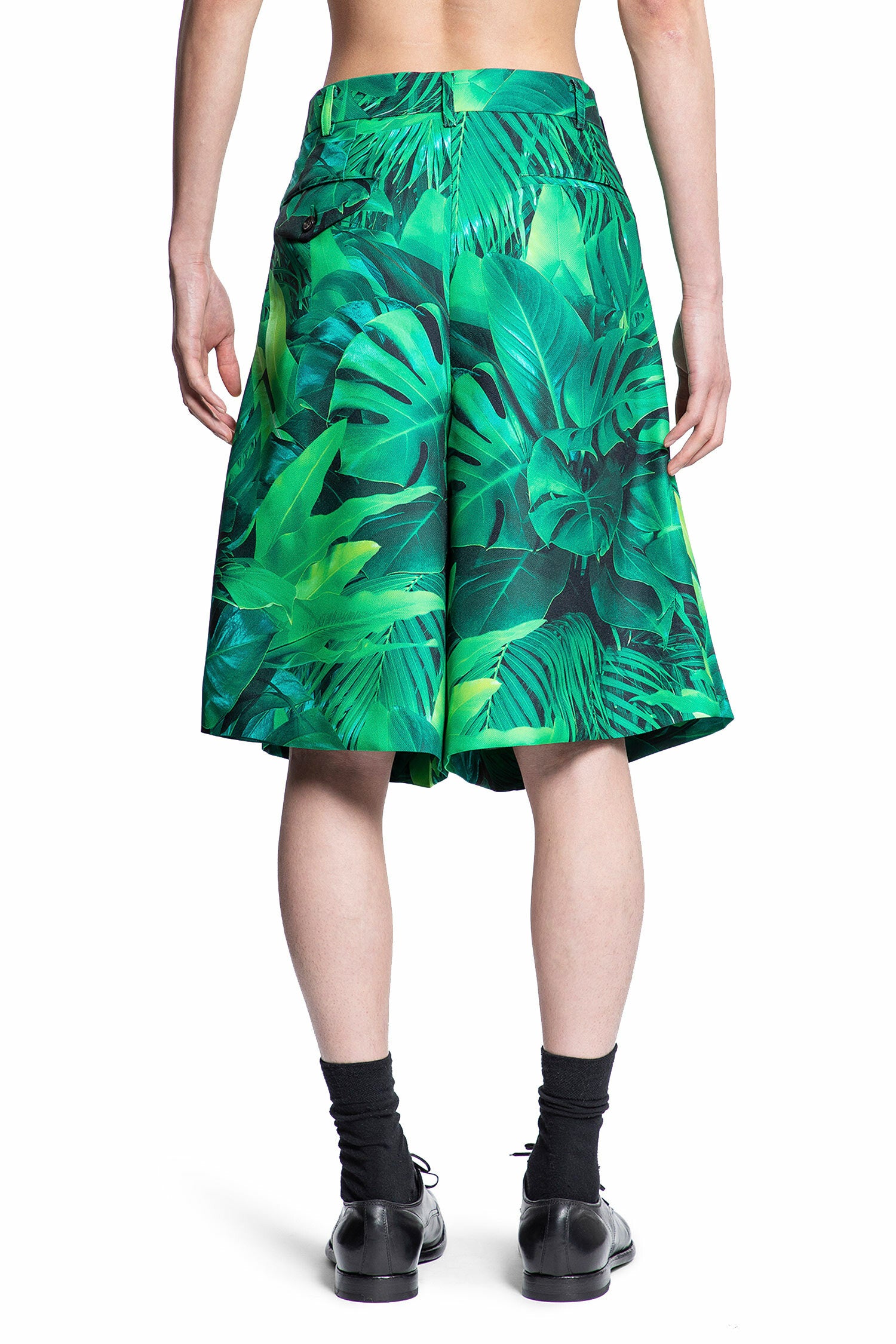 COMME DES GARCONS HOMME PLUS MAN GREEN SHORTS & SKIRTS