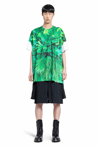 COMME DES GARCONS HOMME PLUS MAN GREEN T-SHIRTS & TANK TOPS