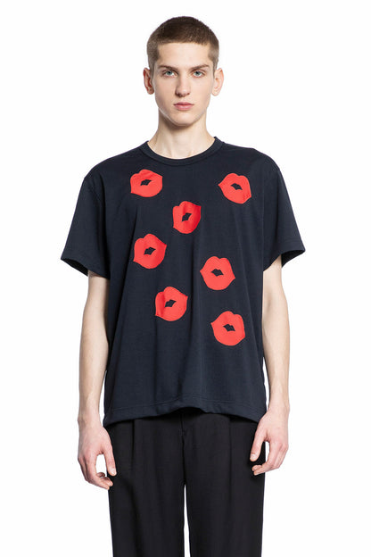 COMME DES GARCONS HOMME PLUS MAN BLACK T-SHIRTS