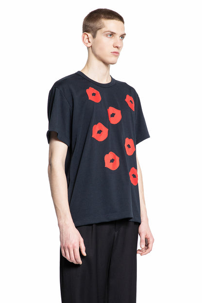 COMME DES GARCONS HOMME PLUS MAN BLACK T-SHIRTS & TANK TOPS