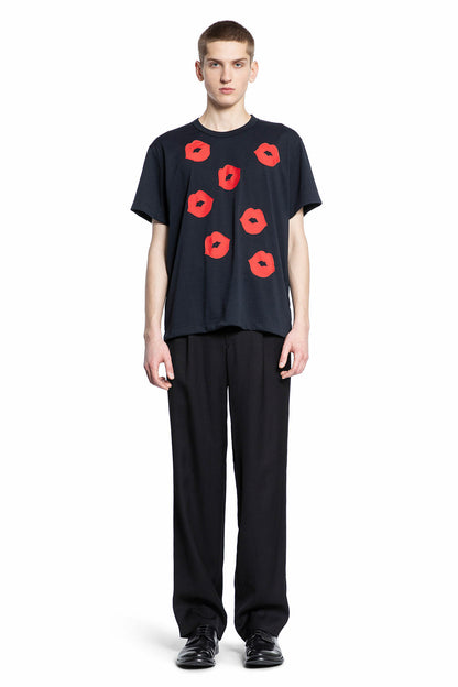 COMME DES GARCONS HOMME PLUS MAN BLACK T-SHIRTS & TANK TOPS