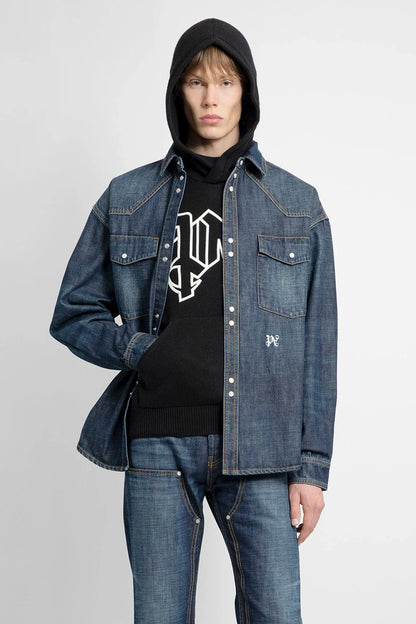Antonioli PALM ANGELS MAN BLUE SHIRTS
