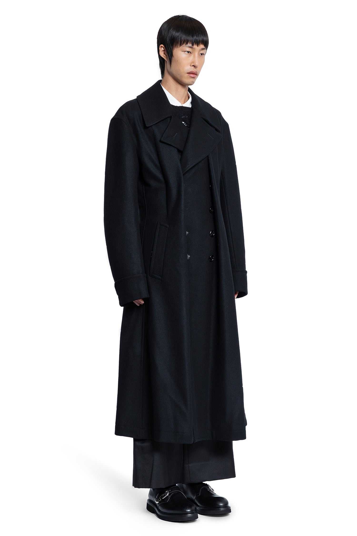 COMME DES GARCONS HOMME PLUS MAN BLACK COATS