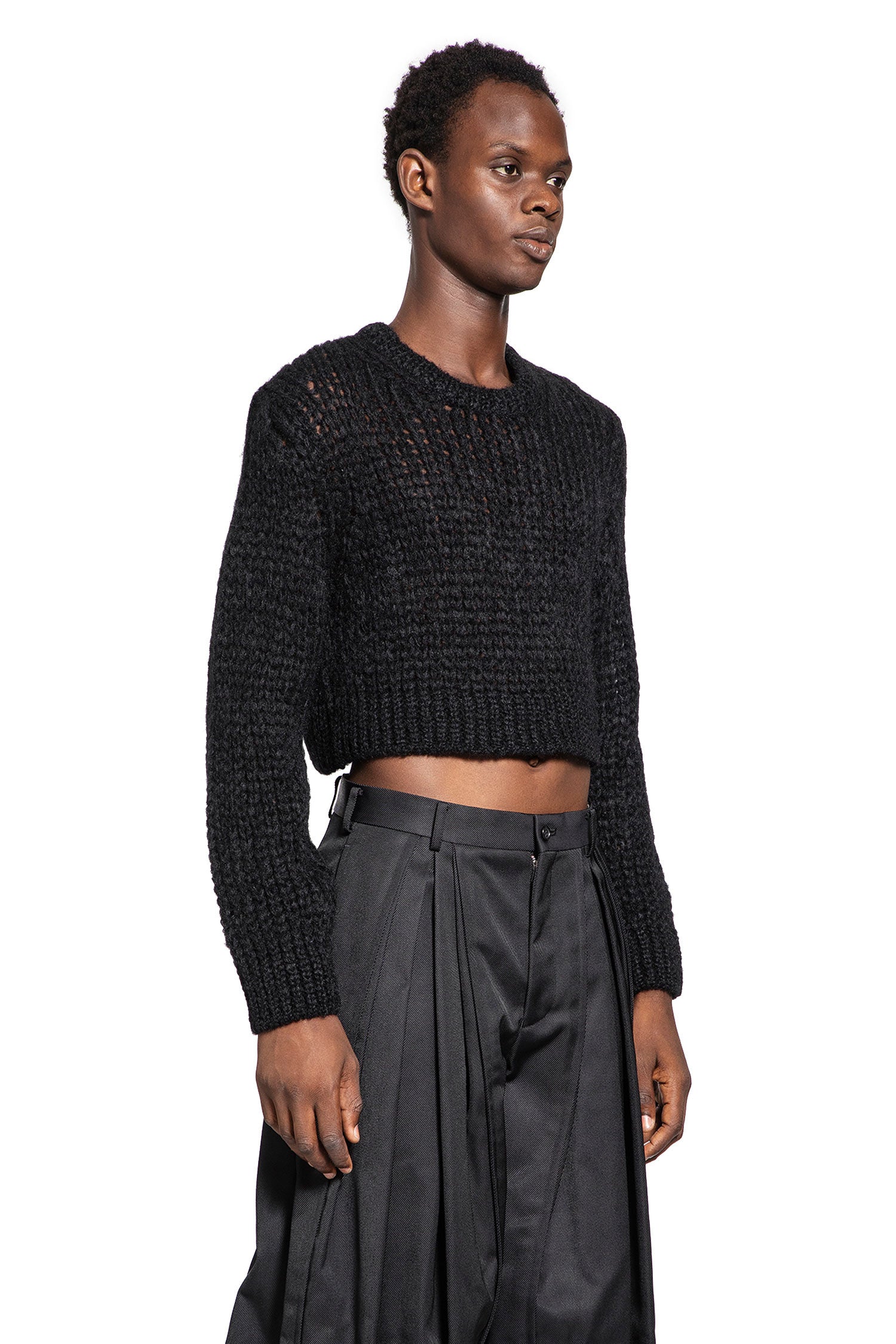 COMME DES GARCONS HOMME PLUS MAN BLACK KNITWEAR