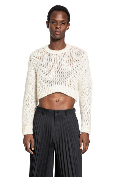 Antonioli COMME DES GARCONS HOMME PLUS MAN WHITE KNITWEAR