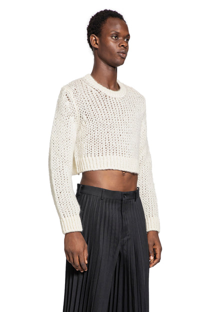 COMME DES GARCONS HOMME PLUS MAN WHITE KNITWEAR