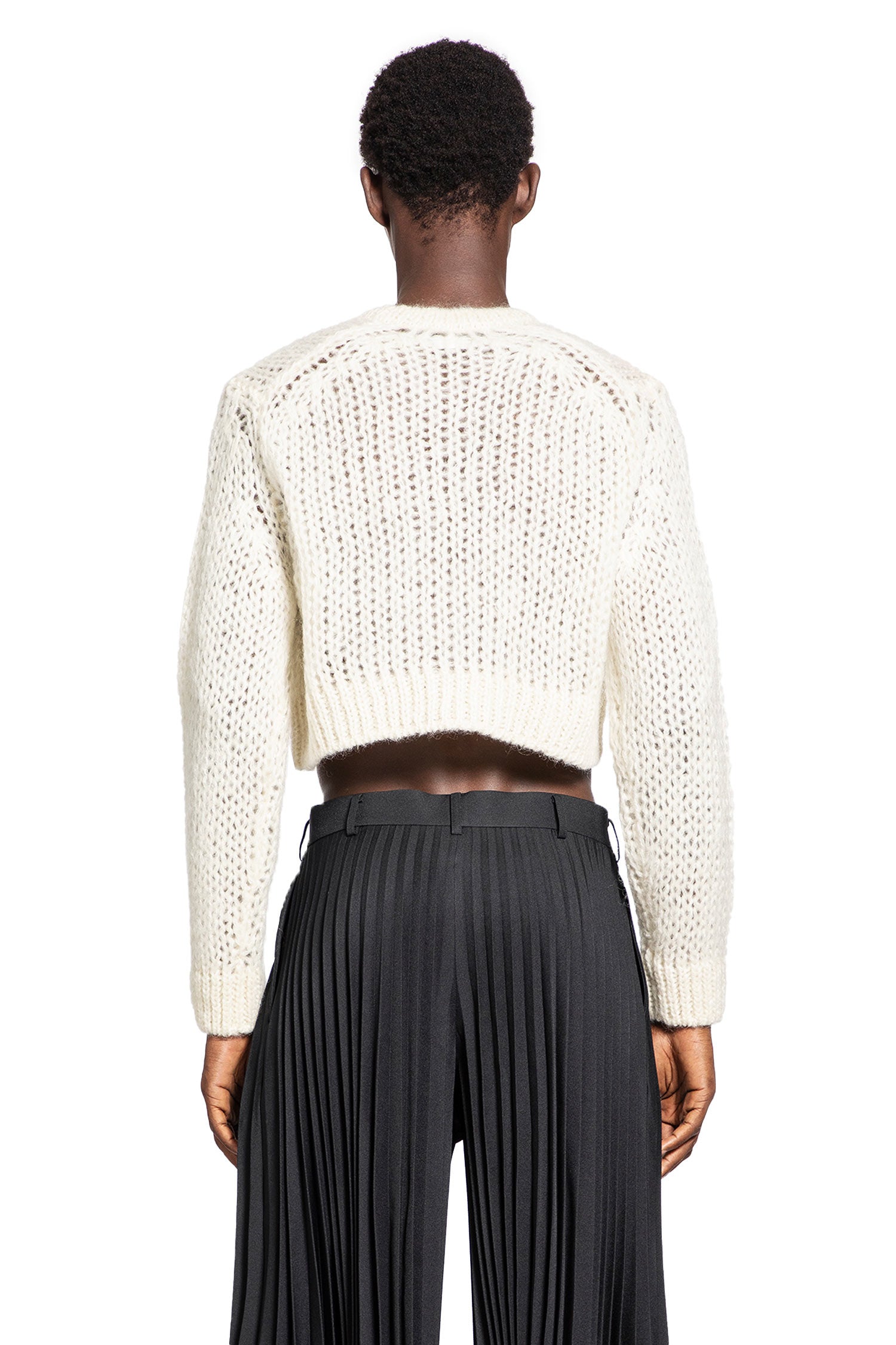 COMME DES GARCONS HOMME PLUS MAN WHITE KNITWEAR